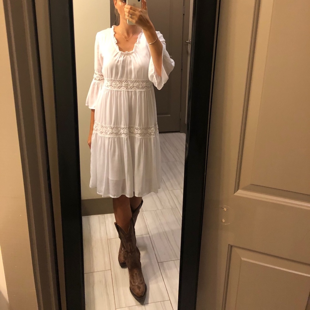 Sarah white dress